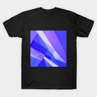 Classic Purple Geometric Pattern T-Shirt